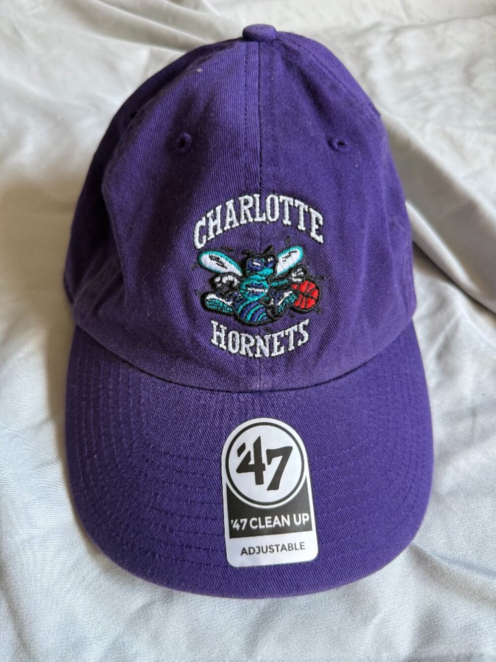 ‘47 Brand Charlotte Hornets Clean Up Hat Hardwood Classics